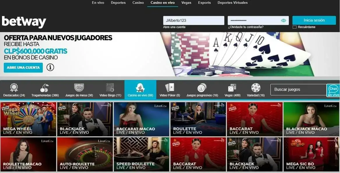 Betway casino