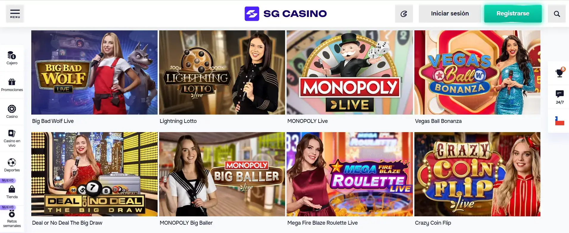 ​Casinos con lotería