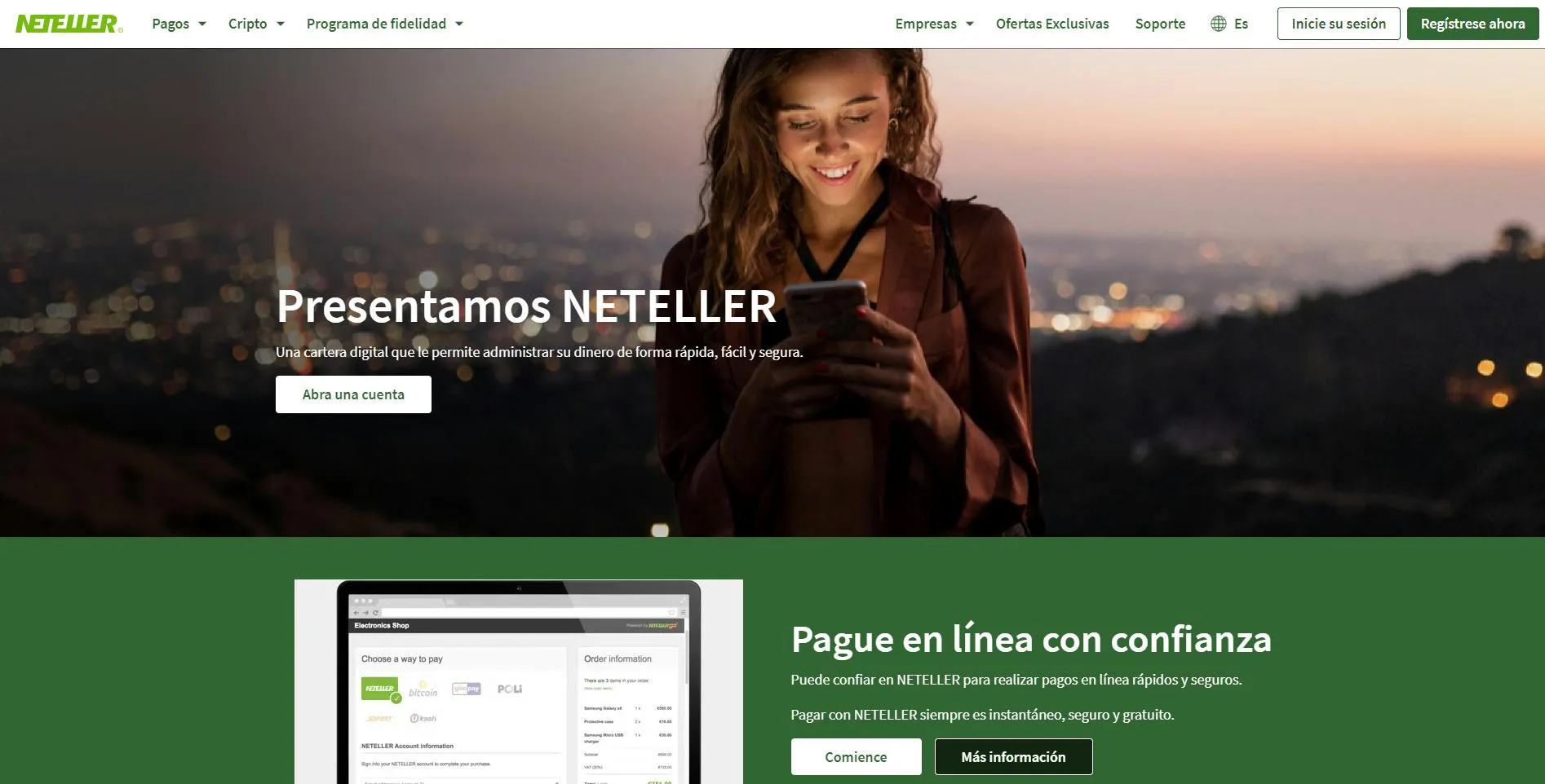 Neteller Sitio