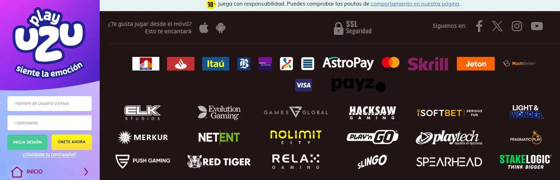 PlayUZU Casino