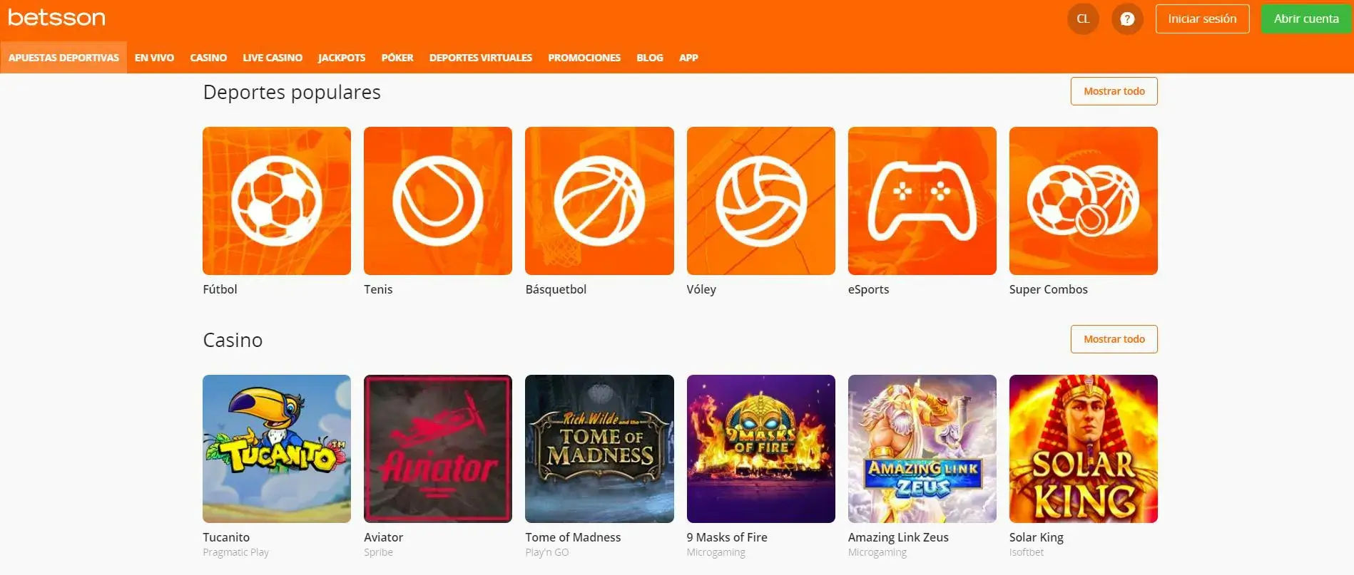 Betsson casino online