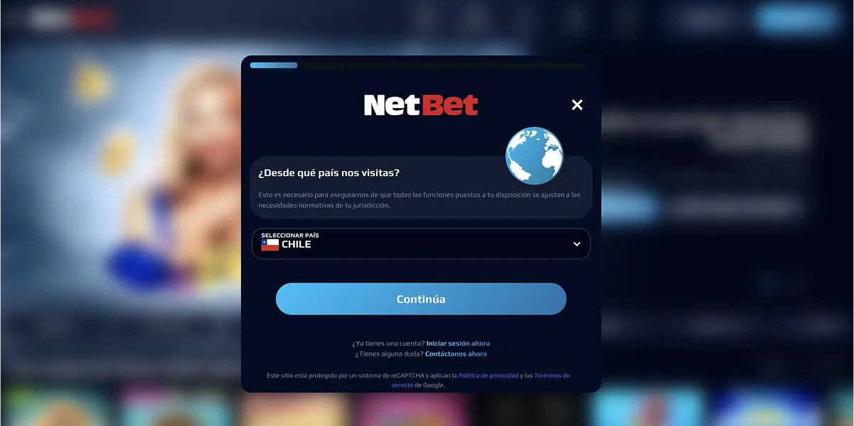 NetBet iniciar sesión: cómo registrarse y comenzar a jugar