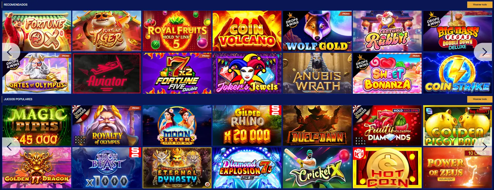 Juegos y apuestas disponibles en Sapphirebet casino